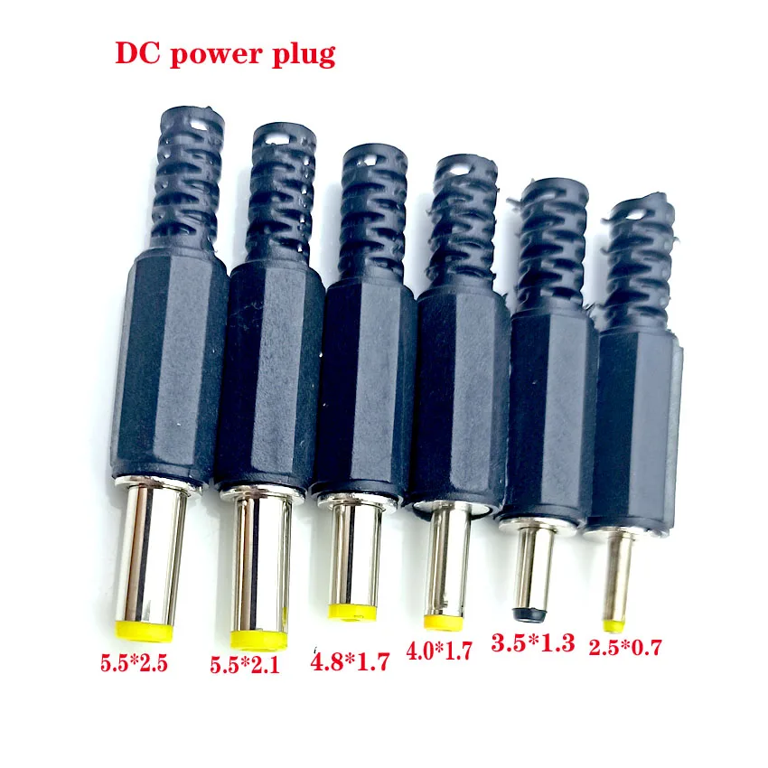 3/5/10pc/lot DC power plug 9mm length 5.5*2.1MM 3.5*1.3MM 30V 1A Electric Connectors Male Mount Jack Plug Wire Terminals Adapter
3/5/10pc/lot DC power plug 9mm length 5.5*2.1MM 3.5*1.3MM 30V 1A Electric Connectors Male Mount Jack Plug Wire Terminals Adapter