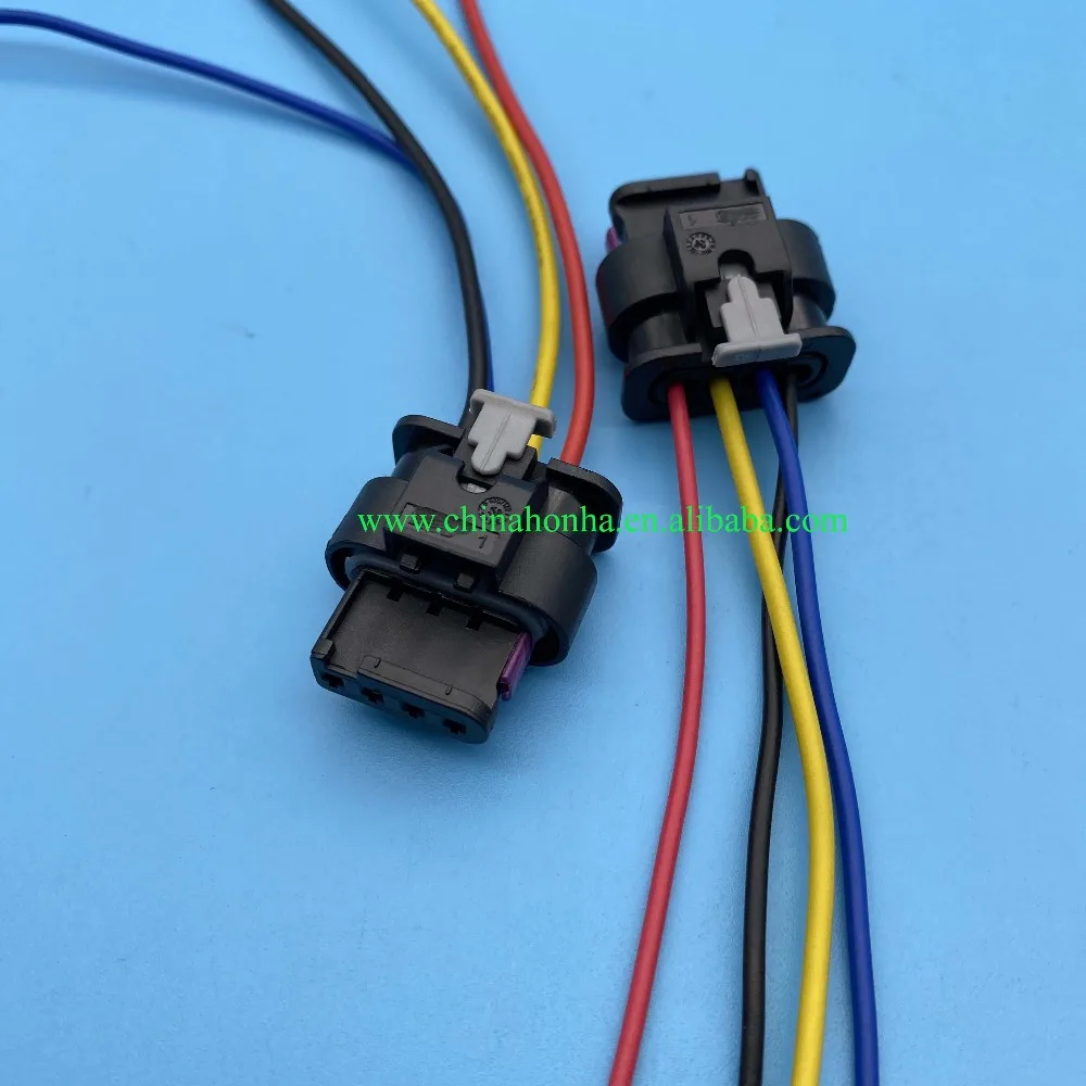 Free shipping 50/100 pcs 4F0 973 704 1-1718645-1 4 Pin female Fuel Injector Intake Pressure Sensor Plug Connector With Pigtail
Free shipping 50/100 pcs 4F0 973 704 1-1718645-1 4 Pin female Fuel Injector Intake Pressure Sensor Plug Connector With Pigtail