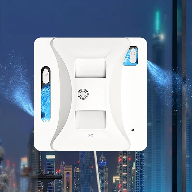Newest Double Side Water Spray Tuya App Control Smart Auto Window Glass Vacuum Cleaner, Bathroom Glass Tile Wall Cleaning Robot
Newest Double Side Water Spray Tuya App Control Smart Auto Window Glass Vacuum Cleaner, Bathroom Glass Tile Wall Cleaning Robot