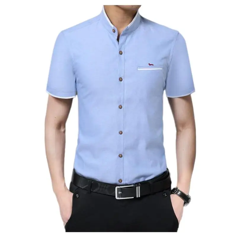 New Summer Men Casual Embroidery Slim Fit Asia Size Blouse Harmont Short Sleeve Shirts Cotton Blaine blouses
New Summer Men Casual Embroidery Slim Fit Asia Size Blouse Harmont Short Sleeve Shirts Cotton Blaine blouses