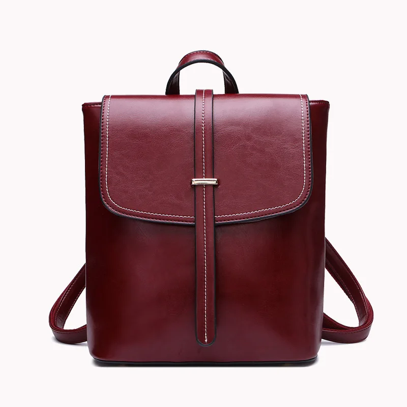 Oil Wax High-Capacity Students Bag Luxury Multi-Function Laptop Contracted Leisure Large Capacity Travel Women Backpack
Oil Wax High-Capacity Students Bag Luxury Multi-Function Laptop Contracted Leisure Large Capacity Travel Women Backpack