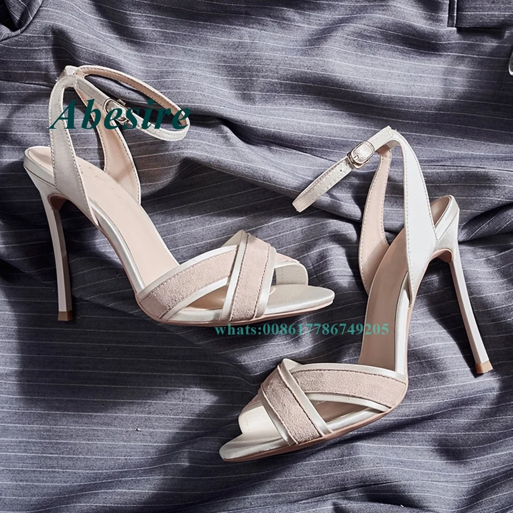 2025 Newborn Fashion Women Shoes Peep Toe Cross Strap Sandals Stiletto Buckle Strap High Heels Plus Size Elegant Party Shoes
2025 Newborn Fashion Women Shoes Peep Toe Cross Strap Sandals Stiletto Buckle Strap High Heels Plus Size Elegant Party Shoes