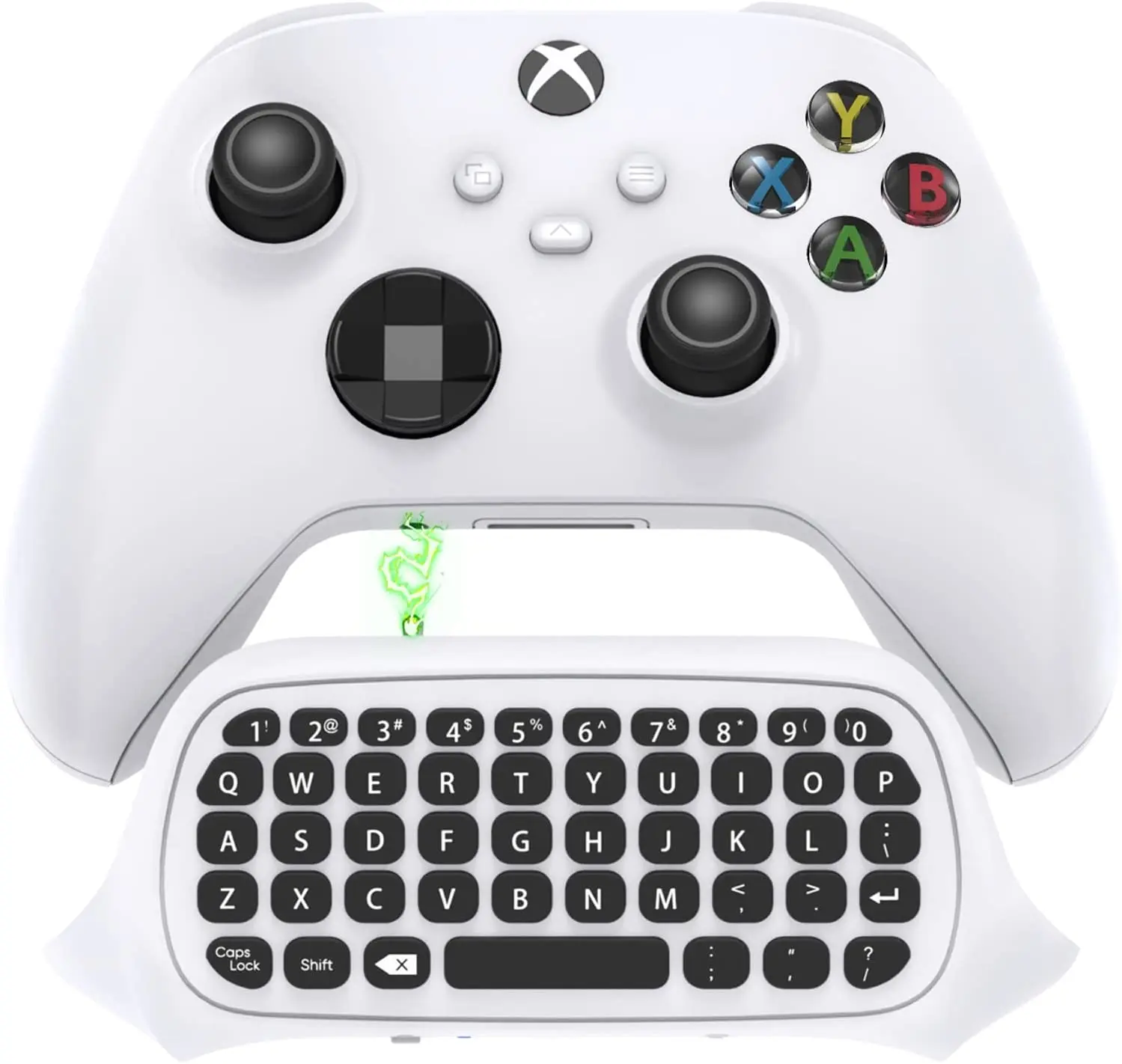 Controller Keyboard Keypad With Audio for Xbox Series X/S Xbox One S Wireless 2.4G USB Gamepad Chatpad with Audio & Headset Jack
Controller Keyboard Keypad With Audio for Xbox Series X/S Xbox One S Wireless 2.4G USB Gamepad Chatpad with Audio & Headset Jack