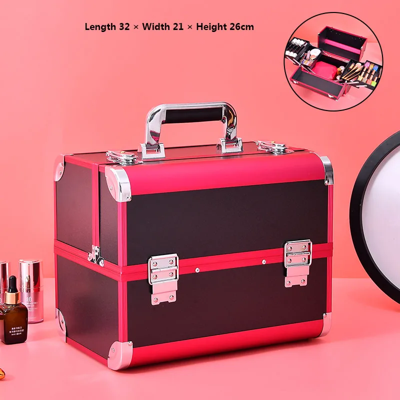 Women's Makeup Case Luxury Travel Handbags Beauty Manicure Suitcase Cosmetic Organizer Boxes Large Capacity Embroidery Toolbox
Women's Makeup Case Luxury Travel Handbags Beauty Manicure Suitcase Cosmetic Organizer Boxes Large Capacity Embroidery Toolbox