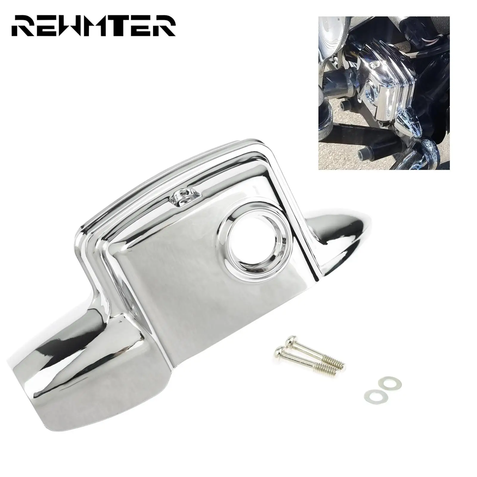 Motorcycle Chrome Rear Brake Master Cylinder Cover For Harley Touring Road Electra Glide FLTRX Street Glide FLHX FLHT 2008-2019
Motorcycle Chrome Rear Brake Master Cylinder Cover For Harley Touring Road Electra Glide FLTRX Street Glide FLHX FLHT 2008-2019