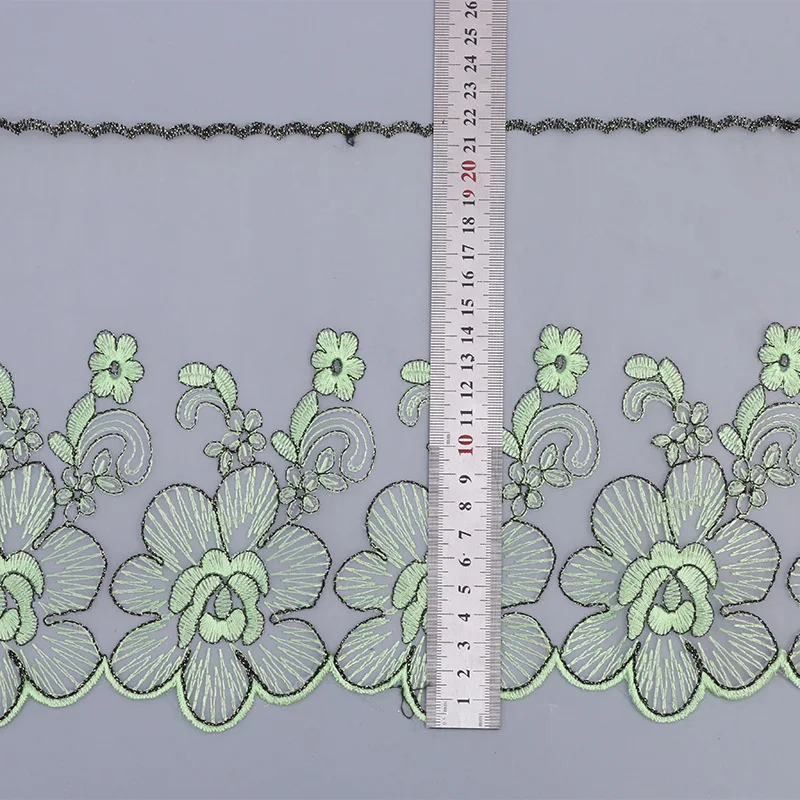 30 ярдов зеленого кружевного полотна с цветочным узором, высококачественная вышивка, ткань для бюстгальтеров, нижнего белья, одежды и свадебных нарядов
30 ярдов зеленого кружевного полотна с цветочным узором, высококачественная вышивка, ткань для бюстгальтеров, нижнего белья, одежды и свадебных нарядов