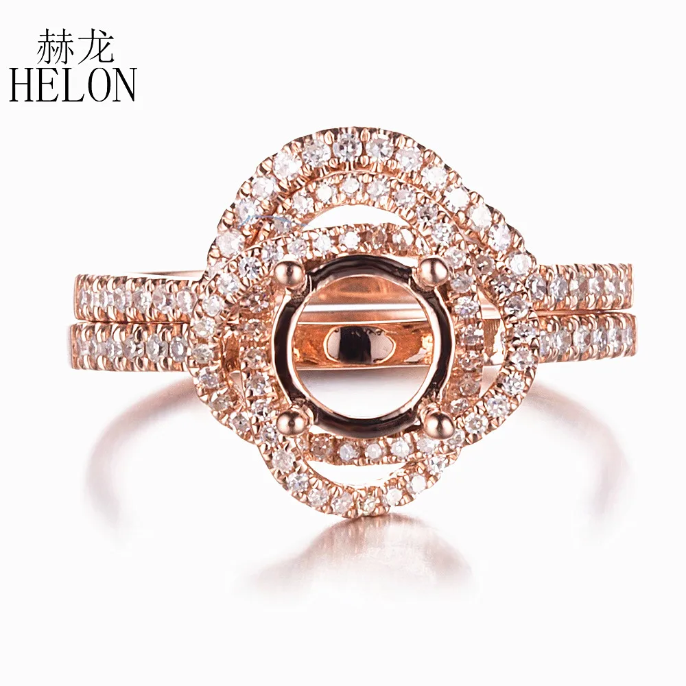 Кольцо HELON с круглыми бриллиантами, 6,5 мм, из розового золота 10 к
Кольцо HELON с круглыми бриллиантами, 6,5 мм, из розового золота 10 к