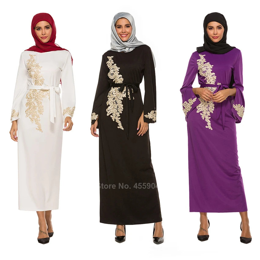 Islamic Clothing Muslim Robe for Women Male Saudi Arab Dubai Bead Work Floral Solid Color Elegant Long Robe Abaya Cardigan Belt
Islamic Clothing Muslim Robe for Women Male Saudi Arab Dubai Bead Work Floral Solid Color Elegant Long Robe Abaya Cardigan Belt