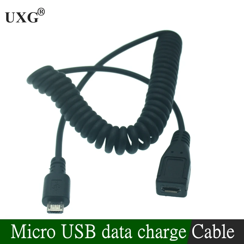 Micro USB Male Adapter to Female Data Extension Cable Left Angle Spring Line Charger Cable Data Sync Cable
Micro USB Male Adapter to Female Data Extension Cable Left Angle Spring Line Charger Cable Data Sync Cable