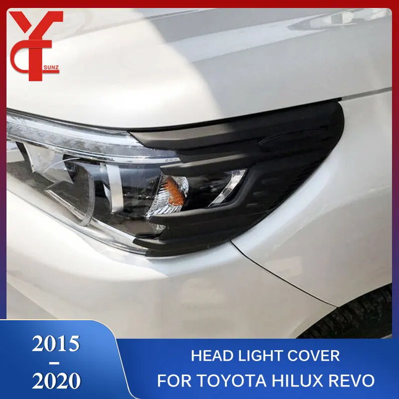 ABS Head Light Cover For Toyota Hilux Revo 2015 2016 2017 2018 2019 2020 Accessories SR5 Delux Exterior Parts Lamp Hood YCSUNZ
ABS Head Light Cover For Toyota Hilux Revo 2015 2016 2017 2018 2019 2020 Accessories SR5 Delux Exterior Parts Lamp Hood YCSUNZ