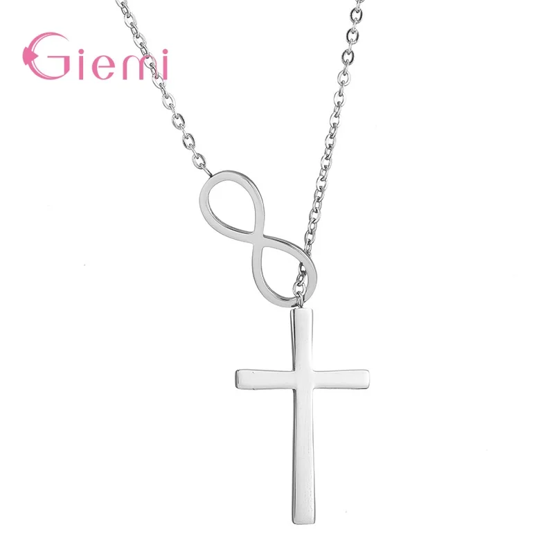 Authentic 925 Silver Cross Pendant Necklace For Women Chain Link Necklaces Silver 925 Jewelry Christmas Gift
Authentic 925 Silver Cross Pendant Necklace For Women Chain Link Necklaces Silver 925 Jewelry Christmas Gift