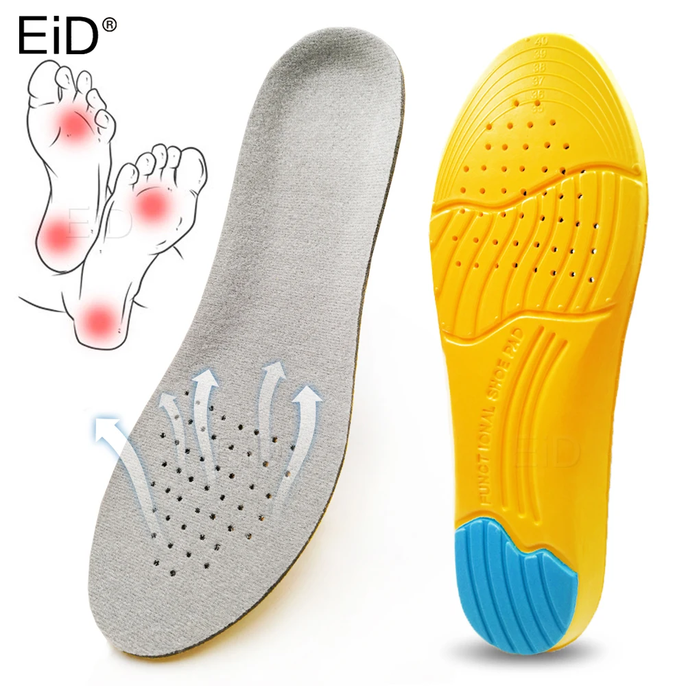 Стельки EiD из пены с эффектом памяти, подушечки впитывающие пот, Дышащие стельки, уход за ногами для мужчин, женщин, мужчин, унисекс
Стельки EiD из пены с эффектом памяти, подушечки впитывающие пот, Дышащие стельки, уход за ногами для мужчин, женщин, мужчин, унисекс