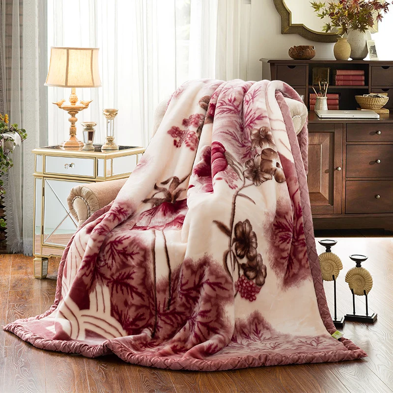 Winter Raschel Blankets Soft Warm Double Layer Faux Fur Mink Throw Thicken Fluffy Microfiber Plush Weighted Blankets For Beds
Winter Raschel Blankets Soft Warm Double Layer Faux Fur Mink Throw Thicken Fluffy Microfiber Plush Weighted Blankets For Beds