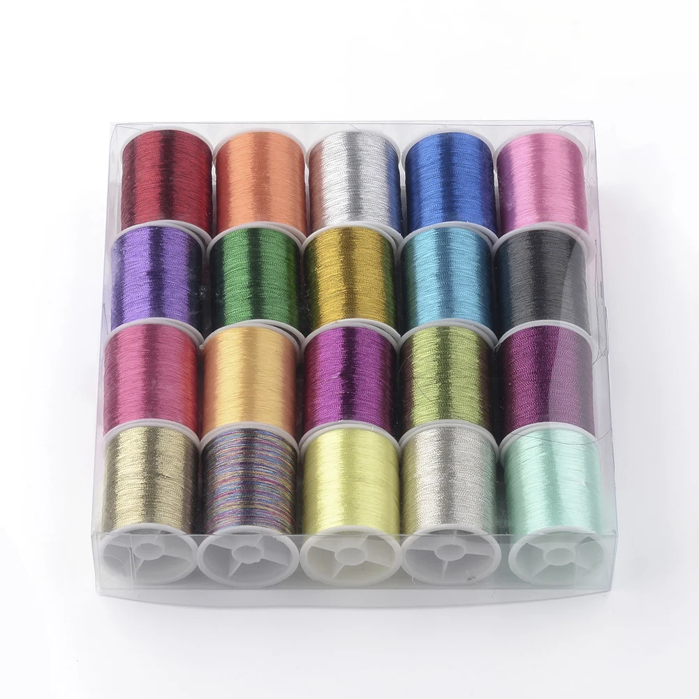 20rolls 55m/roll Mixed Cord Gift Packaging String Metallic Jewelry Thread Cord DIY Tag Line Bracelet Making Labels Mark Lanyard
20rolls 55m/roll Mixed Cord Gift Packaging String Metallic Jewelry Thread Cord DIY Tag Line Bracelet Making Labels Mark Lanyard