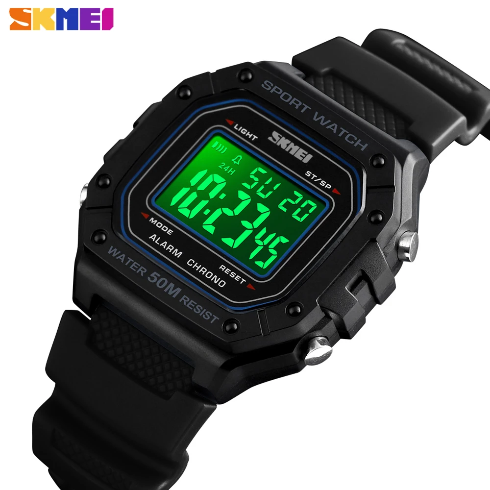 SKMEI Outdoor Sport Digital Mens Watches Brand Luxury Chrono Alarm Clock Military Waterproof Male Wristwatch montre homme
SKMEI Outdoor Sport Digital Mens Watches Brand Luxury Chrono Alarm Clock Military Waterproof Male Wristwatch montre homme