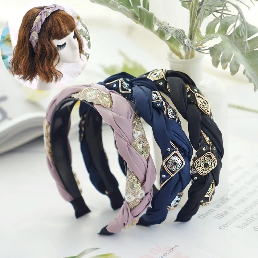 Fashion Lace Big pearls Hair Hoop Headband Hairband for Women Girls Shining Hair Band Hair Accessories 2018 New
Fashion Lace Big pearls Hair Hoop Headband Hairband for Women Girls Shining Hair Band Hair Accessories 2018 New