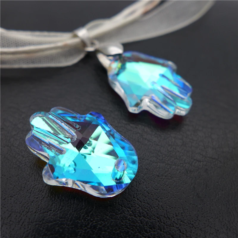 50pcs hamsa hand of fatima pendant charms for bracelet necklace crystal rainbow clear AB beads earring diy accessories 14*18mm
50pcs hamsa hand of fatima pendant charms for bracelet necklace crystal rainbow clear AB beads earring diy accessories 14*18mm