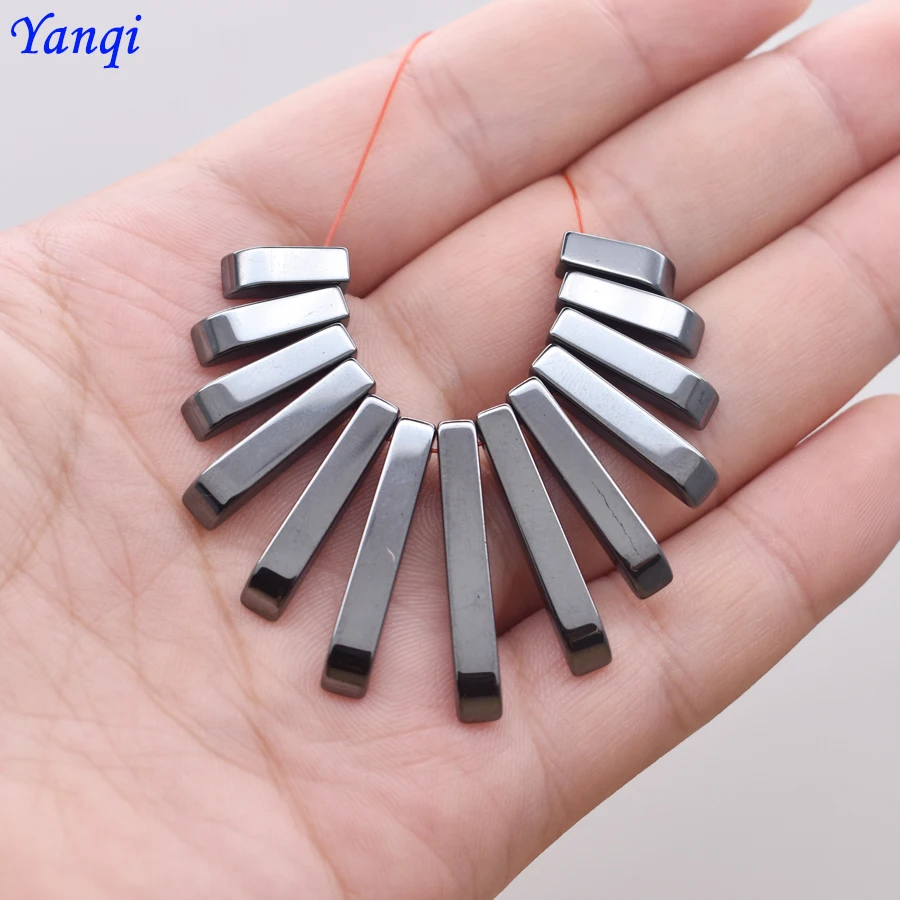 Yanqi High-quality Natural Stone Special-shaped Square Black Hematite Beads For Women Men Jewelry Necklace Making DIY
Yanqi High-quality Natural Stone Special-shaped Square Black Hematite Beads For Women Men Jewelry Necklace Making DIY