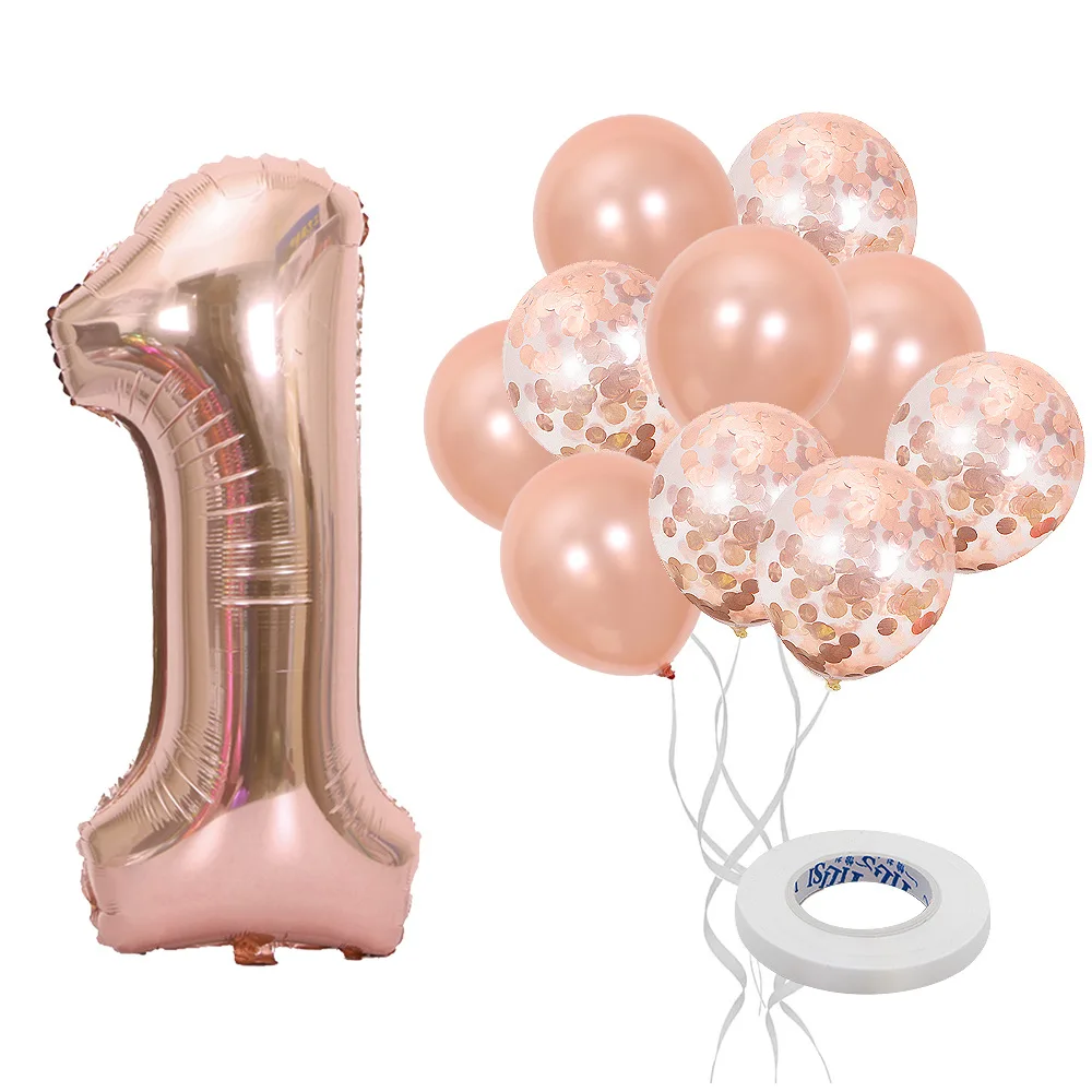 40''Rose Gold Number Balloon Baby Shower Birthday Decoration Foil Balloons Wedding Birthday Party Decor Kids Sequins Balloon
40''Rose Gold Number Balloon Baby Shower Birthday Decoration Foil Balloons Wedding Birthday Party Decor Kids Sequins Balloon