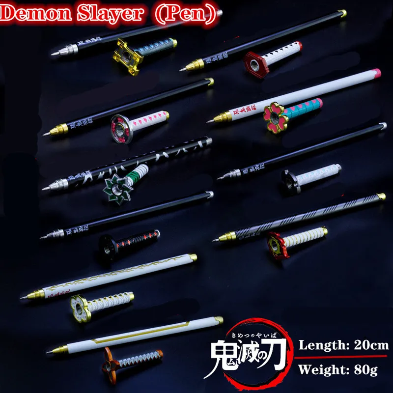 10PCS/Lot Demon Sword Model Anime Cosplay Weapon Props Gift Ballpoint Pen 0.5 Black Refill Pens 20CM
10PCS/Lot Demon Sword Model Anime Cosplay Weapon Props Gift Ballpoint Pen 0.5 Black Refill Pens 20CM