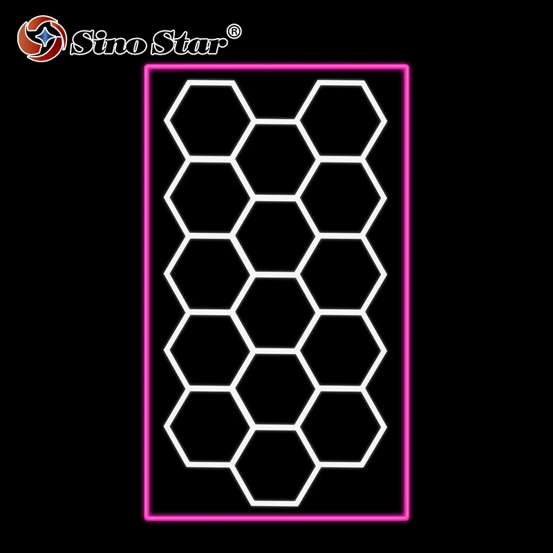 ST1028 Pink/Blue Frame Colored Led Hexagonal Garage Ceiling Light Auto Car Show Room/car detailing products Автомобильные лампы
ST1028 Pink/Blue Frame Colored Led Hexagonal Garage Ceiling Light Auto Car Show Room/car detailing products Автомобильные лампы