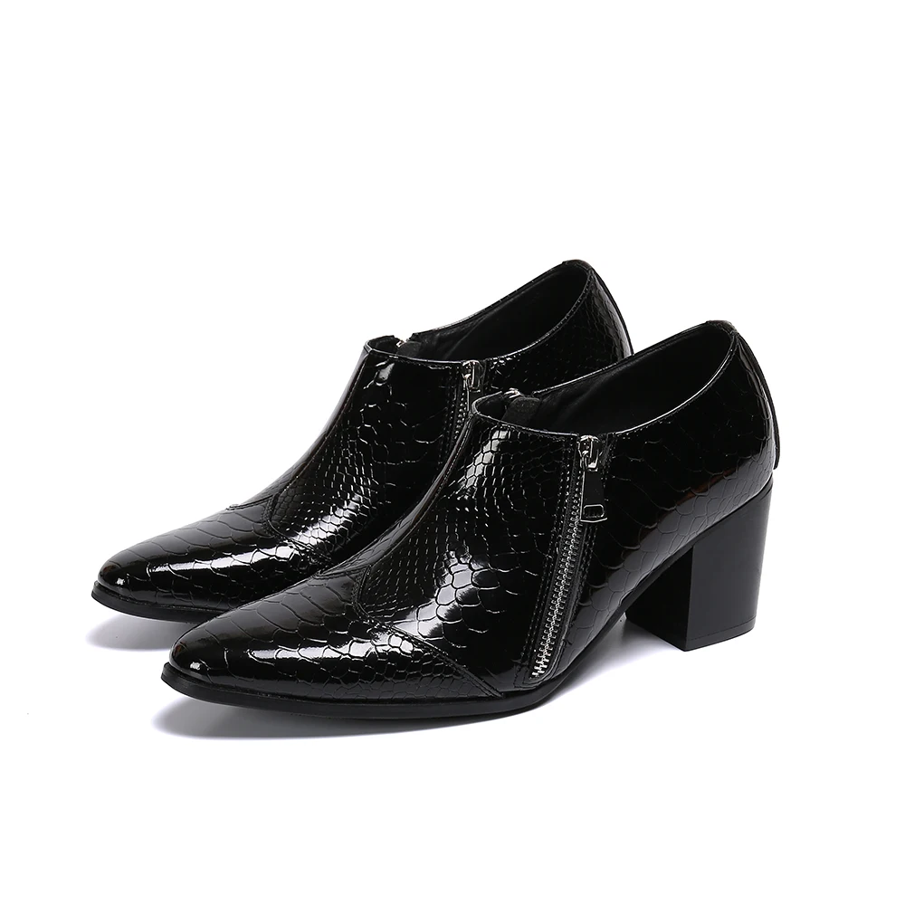 Classic High Heels Fashion Stage show shoes man Business patent leather Man's shoes Black Dress Shoes Formal black men oxford
Classic High Heels Fashion Stage show shoes man Business patent leather Man's shoes Black Dress Shoes Formal black men oxford