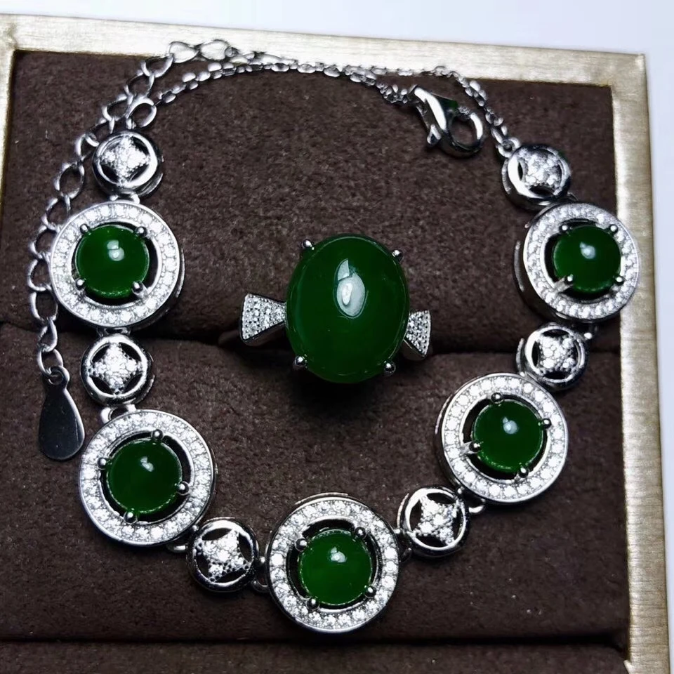 elegant natural jade ring and necklace jewelry set with silver for women jewelry real 925 silver many jade party gift
elegant natural jade ring and necklace jewelry set with silver for women jewelry real 925 silver many jade party gift