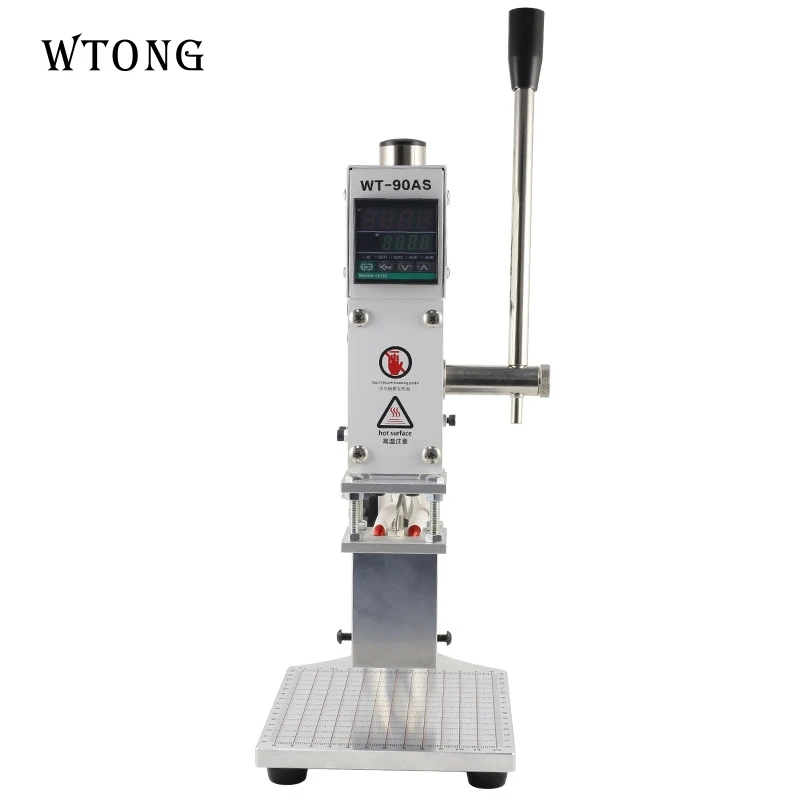 WTONG WT-90X Mini manual hot stamp machine inner box shoes logo branding machine PU leather custom logo mould machine
WTONG WT-90X Mini manual hot stamp machine inner box shoes logo branding machine PU leather custom logo mould machine