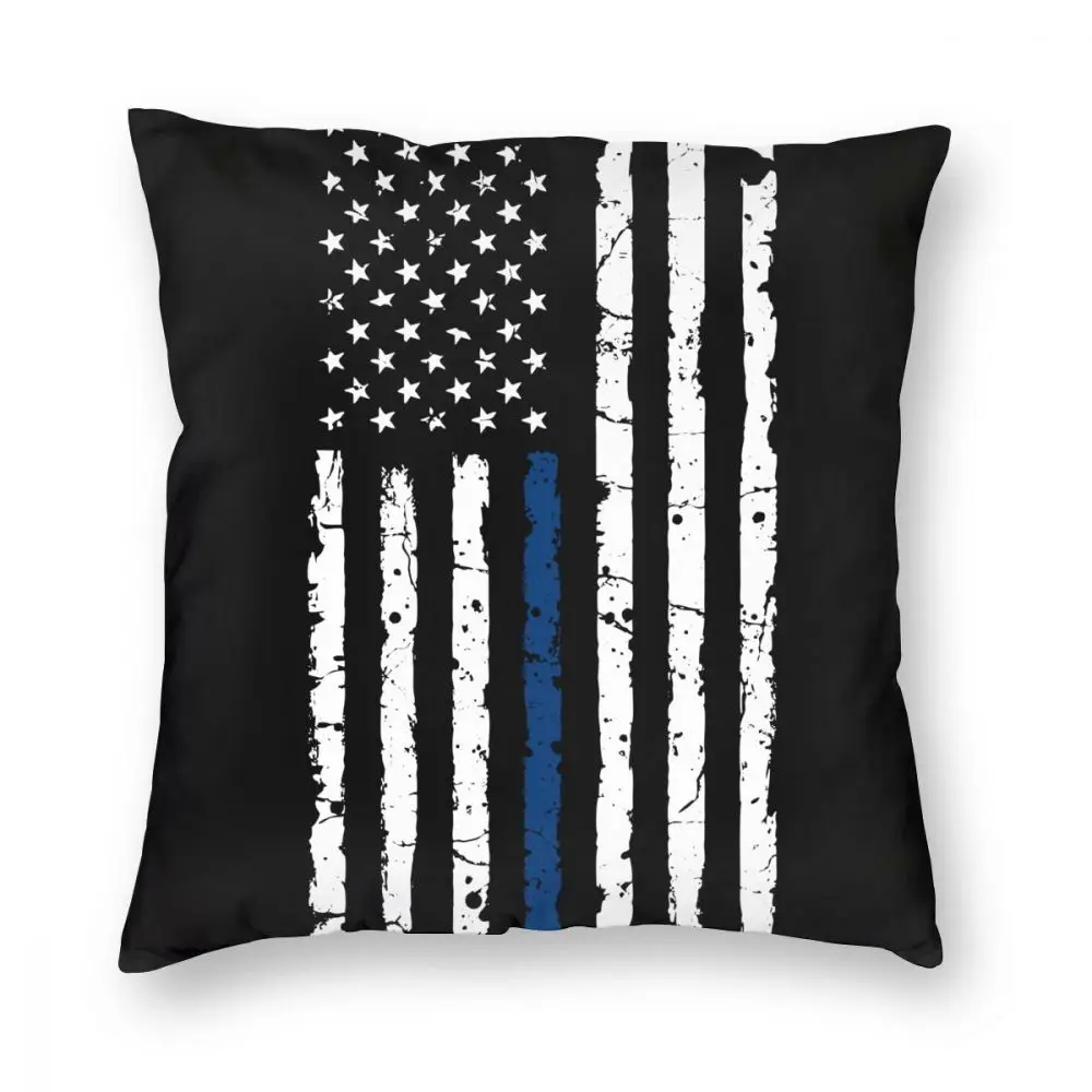 Blue Line USA Flag Square Pillow Case Decorative Pillow America American United States Novelty Cushion Covers
Blue Line USA Flag Square Pillow Case Decorative Pillow America American United States Novelty Cushion Covers
