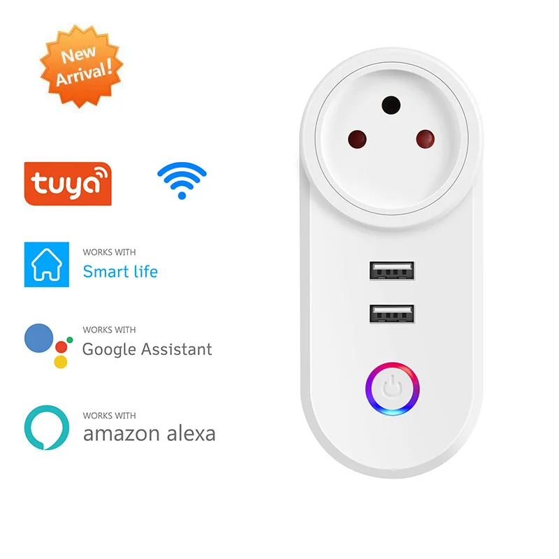 Wi-Fi-Разъем Smart Life Tuya, 16 А, голосовое управление, поддержка Alexa, Google Home
Wi-Fi-Разъем Smart Life Tuya, 16 А, голосовое управление, поддержка Alexa, Google Home