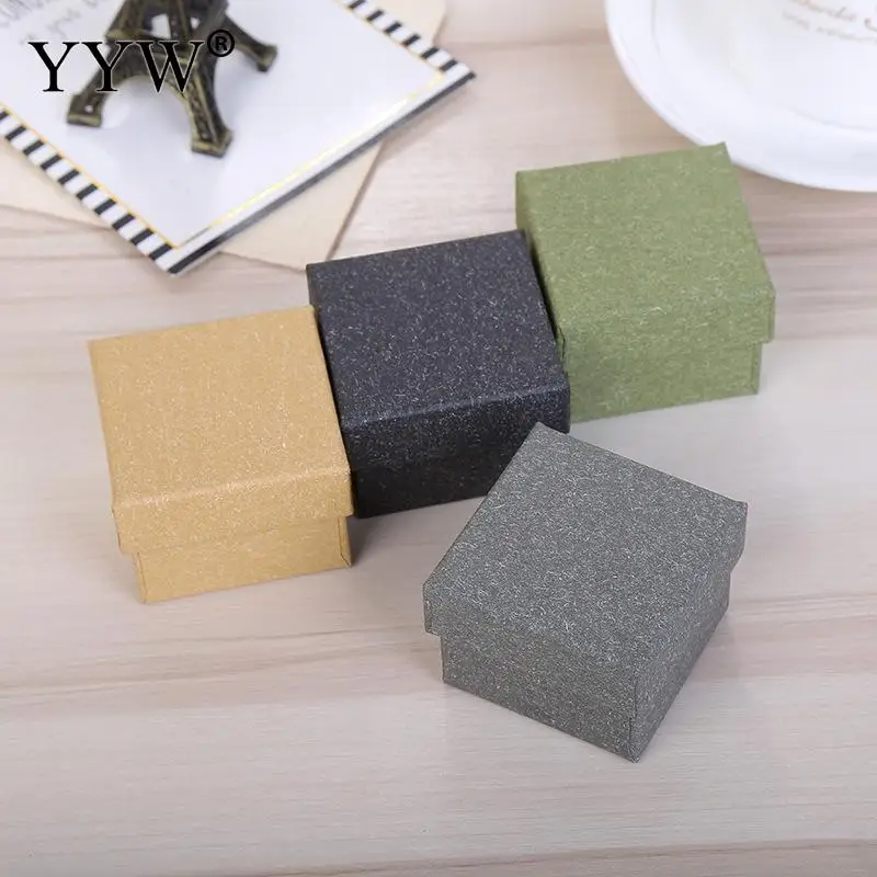 50pcs/Lot Hot Sale Square Paper Couple Ring Box Fashion Gift Boxes With Sponge Packaging 50x50x35mm Ring Jewelry Packaging
50pcs/Lot Hot Sale Square Paper Couple Ring Box Fashion Gift Boxes With Sponge Packaging 50x50x35mm Ring Jewelry Packaging