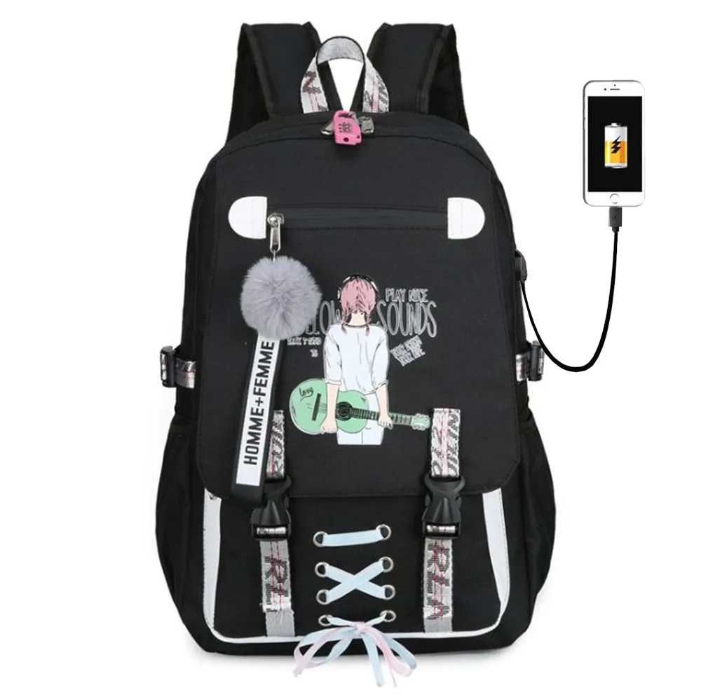 Cute Student School Bag Book Bag Girl Kawaii book Backpack Women men black Travel Backpack Anti-theft USB Charging Laptop bag
Cute Student School Bag Book Bag Girl Kawaii book Backpack Women men black Travel Backpack Anti-theft USB Charging Laptop bag