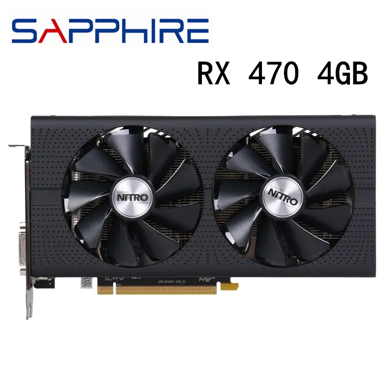 SAPPHIRE RX 470 4GB Video Cards GPU AMD Radeon RX 470D RX470 RX470D Graphics Cards Computer Game Map HDMI PCI-E X16 Not Mining
SAPPHIRE RX 470 4GB Video Cards GPU AMD Radeon RX 470D RX470 RX470D Graphics Cards Computer Game Map HDMI PCI-E X16 Not Mining