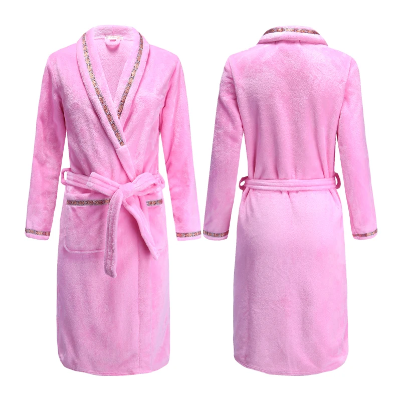 H5939 Women Warm Robe Home Clothes Winter Thickened Flannel Coral Velvet Bathrobe Girl Long Sleeve Lovely Cute Sweet Sleepwear
H5939 Women Warm Robe Home Clothes Winter Thickened Flannel Coral Velvet Bathrobe Girl Long Sleeve Lovely Cute Sweet Sleepwear