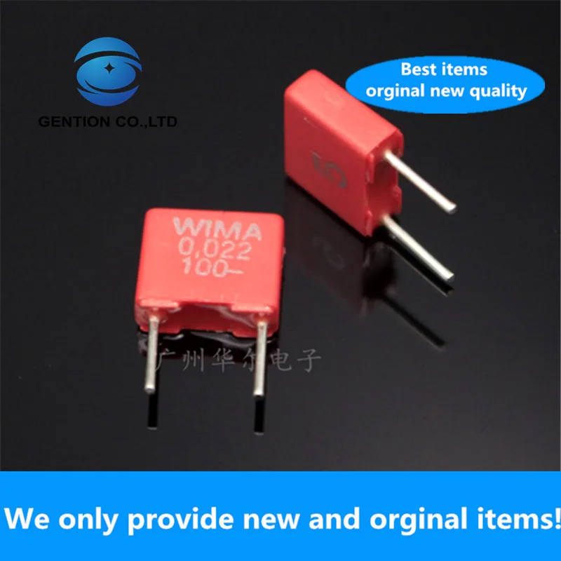 20pcs 100% New original Wima capacitor 22nF/0.022UF/223 63V 100V MKS2 5% 
20pcs 100% New original Wima capacitor 22nF/0.022UF/223 63V 100V MKS2 5%