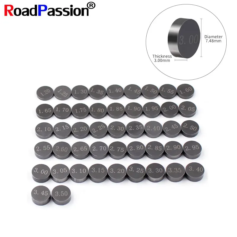 47pcs Motorbike Motor Engine Adjustable Valve Shim Diameter 7.48mm Kit For HONDA FSC600 CRF250X CRF150R CHF50P CBR954RR CBR929RR
47pcs Motorbike Motor Engine Adjustable Valve Shim Diameter 7.48mm Kit For HONDA FSC600 CRF250X CRF150R CHF50P CBR954RR CBR929RR
