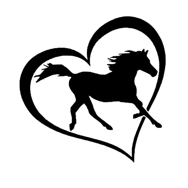 10.2cm*10.2cm Lovely Horse With Heart Car Sticker Creative Car Styling Bumper Decals
10.2cm*10.2cm Lovely Horse With Heart Car Sticker Creative Car Styling Bumper Decals