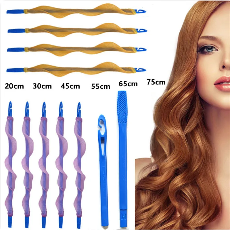Hair Rollers Soft hair curlers for women waves without heat Spiral Round Curls 6 Different sizes 18pcs/set
Hair Rollers Soft hair curlers for women waves without heat Spiral Round Curls 6 Different sizes 18pcs/set