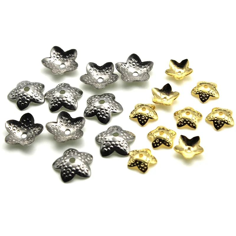 50pcs Stainless Steel Bead Cap 7mm 10mm Gold Silver Tone Flower Filigree End Cap Beads for Handmade DIY Jewelry Making Findings
50pcs Stainless Steel Bead Cap 7mm 10mm Gold Silver Tone Flower Filigree End Cap Beads for Handmade DIY Jewelry Making Findings