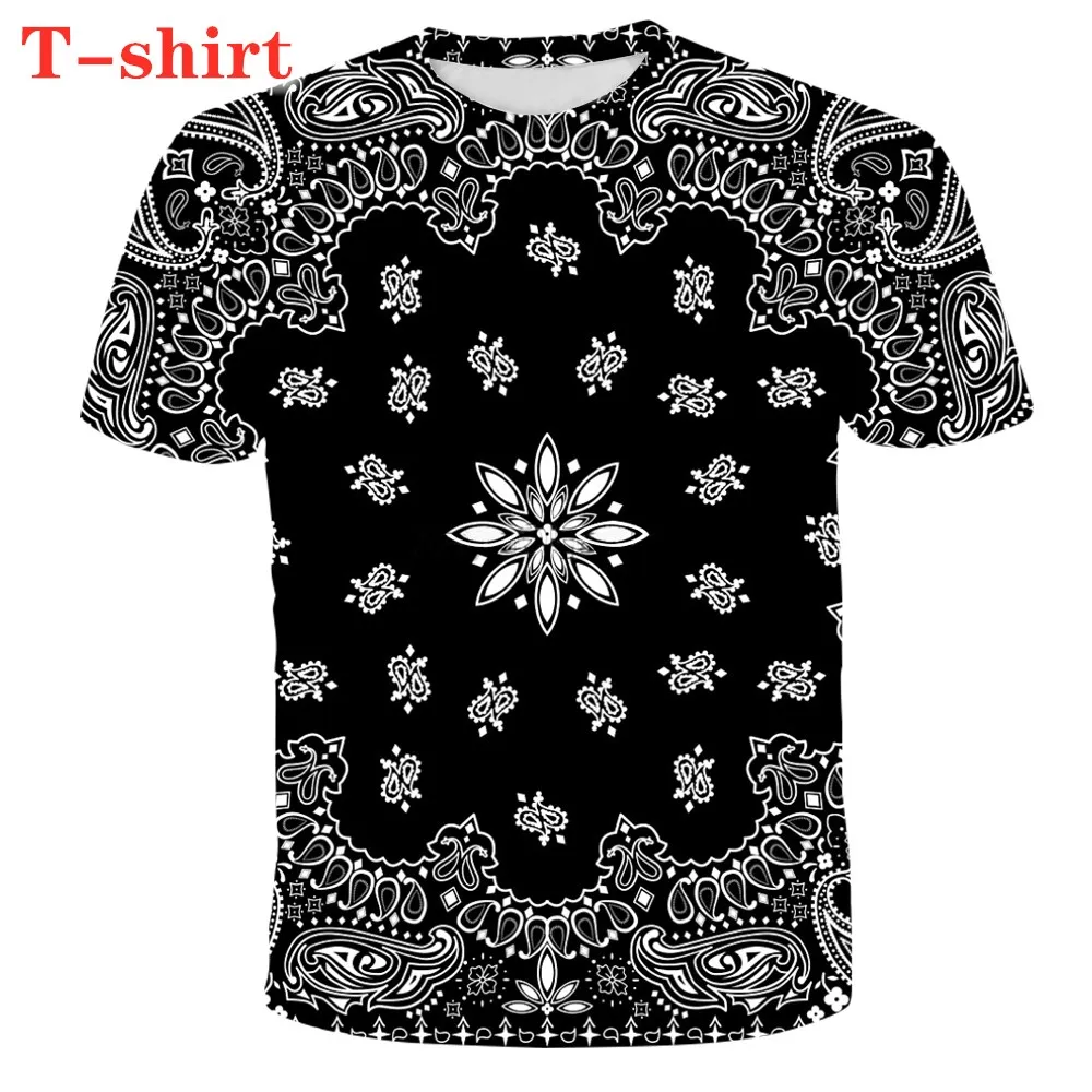 New Bandana Pattern Fashion Men Women Hip HopT-shirt Plus Size S-7XL harajuku graphic t shirts
New Bandana Pattern Fashion Men Women Hip HopT-shirt Plus Size S-7XL harajuku graphic t shirts