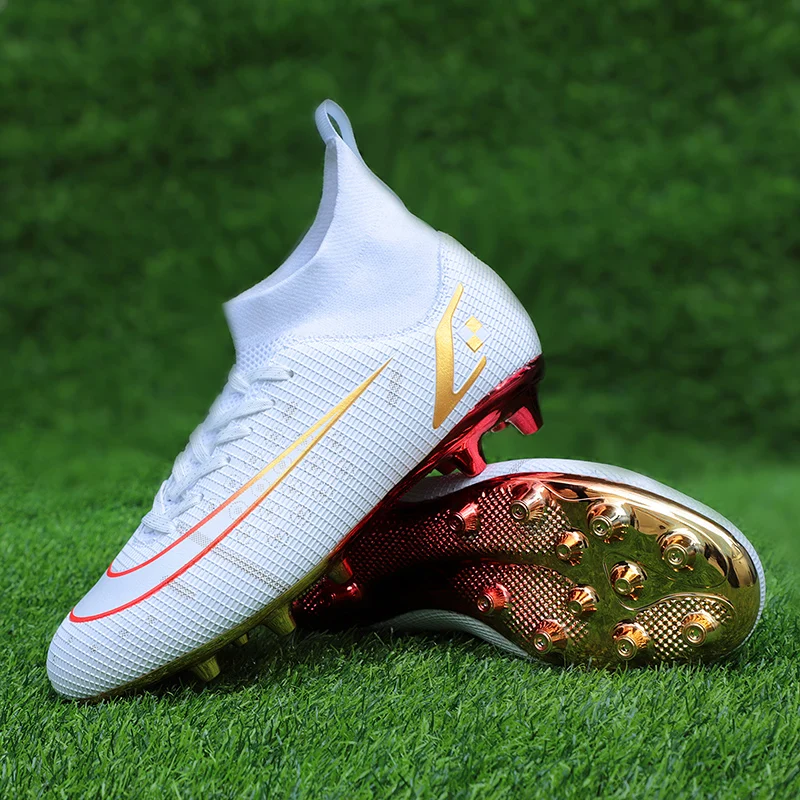 Brand Superstar Golden Football Boots for Men Women Grass Professional Long Spikes Soccer Shoes Men Futsal Sneakers botas futbol
Brand Superstar Golden Football Boots for Men Women Grass Professional Long Spikes Soccer Shoes Men Futsal Sneakers botas futbol