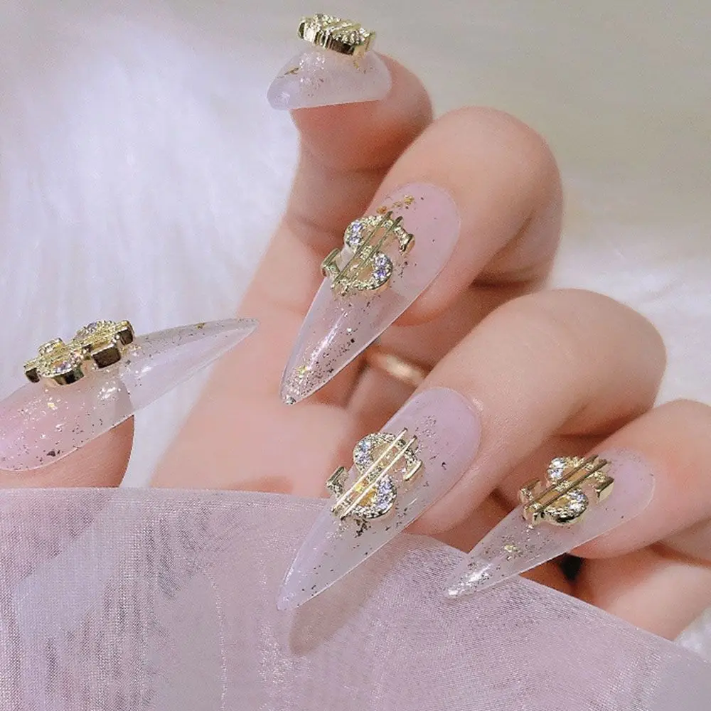 Luxury Alloy 3D Coin Design Charm Manicure Dollar Nail Art Decorations Nail Art Rhinestone DIY Nail Jewelry
Luxury Alloy 3D Coin Design Charm Manicure Dollar Nail Art Decorations Nail Art Rhinestone DIY Nail Jewelry