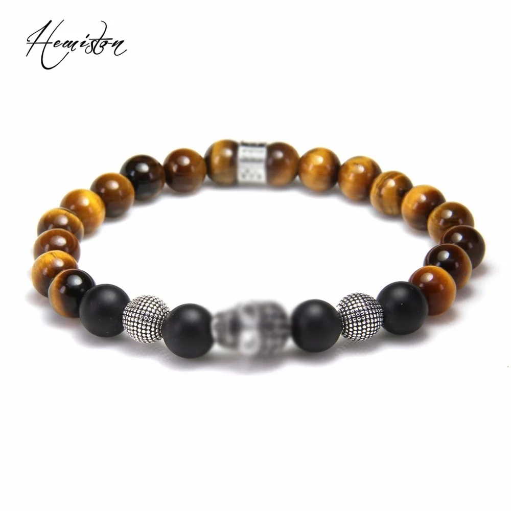 4PX 8MM Black Zircon Skull Bead Bracelet With Tiger’s eye Stone BRACELET, Bracelet Jewelry for Men TS
4PX 8MM Black Zircon Skull Bead Bracelet With Tiger’s eye Stone BRACELET, Bracelet Jewelry for Men TS
