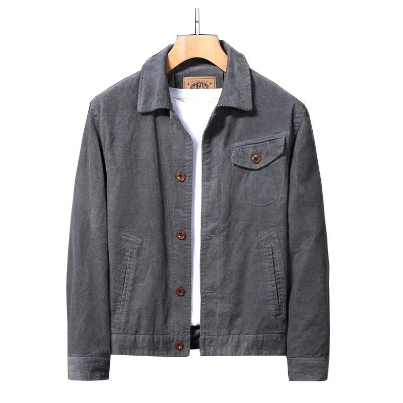 Mcikkny Men Spring Autumn Corduroy Jackets Solid Color Outwear Coats For Male Top Clothing Size M-4XL
Mcikkny Men Spring Autumn Corduroy Jackets Solid Color Outwear Coats For Male Top Clothing Size M-4XL