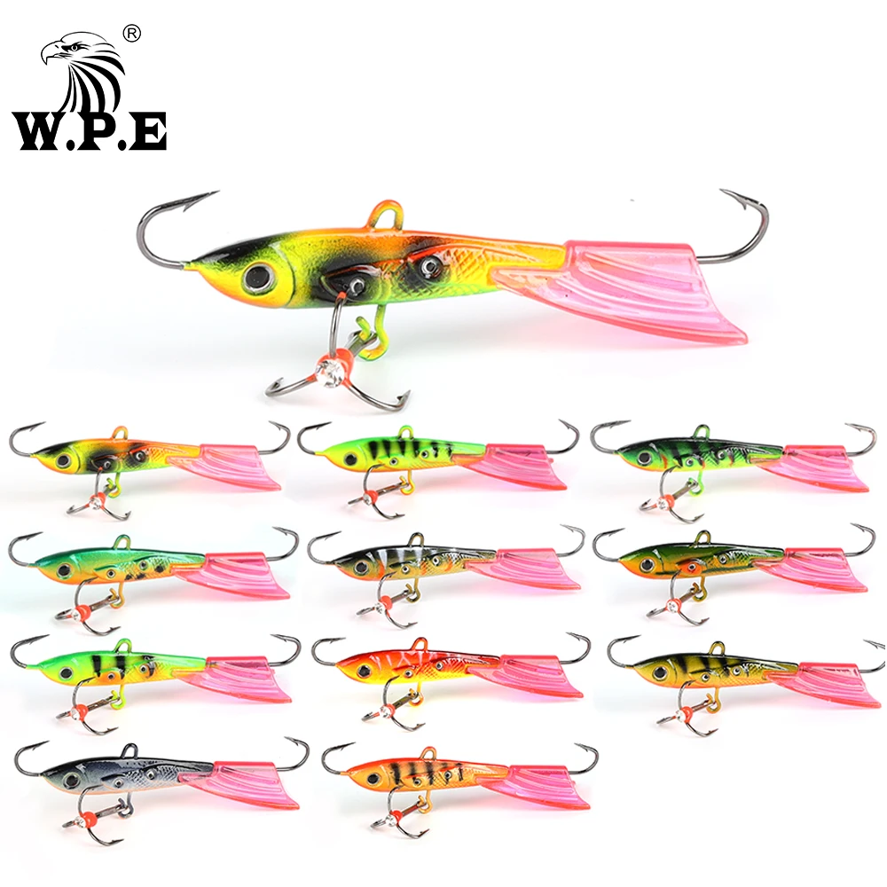 W.P.E Ice Fishing Lure 1pcs 82mm 20g Winter Bait Hard Lure Lead Jig Balancer Carp Fishing Wobblers Fishing Tackle Treble Hook
W.P.E Ice Fishing Lure 1pcs 82mm 20g Winter Bait Hard Lure Lead Jig Balancer Carp Fishing Wobblers Fishing Tackle Treble Hook