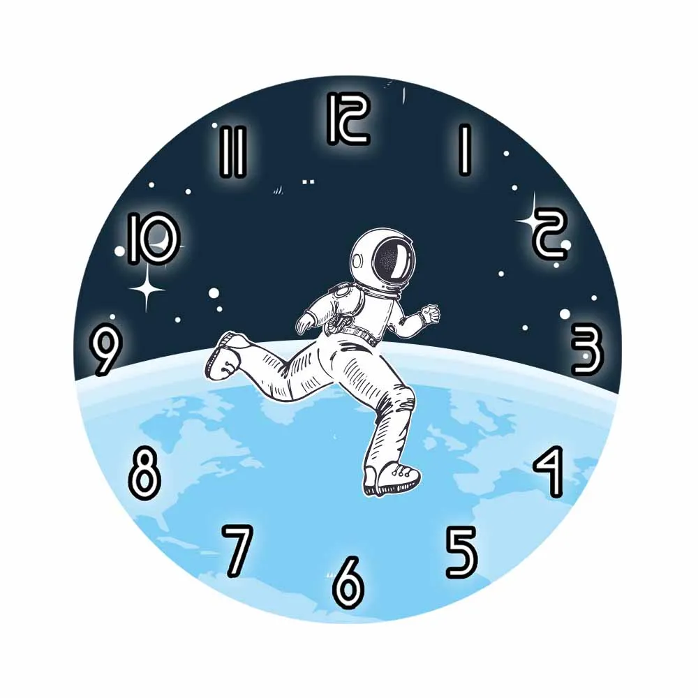Astronaut Floating Spaceman Modern Design Home Decor Runs In Space Surreal Wall Clock For Kids Room Decorative Silent Clock
Astronaut Floating Spaceman Modern Design Home Decor Runs In Space Surreal Wall Clock For Kids Room Decorative Silent Clock