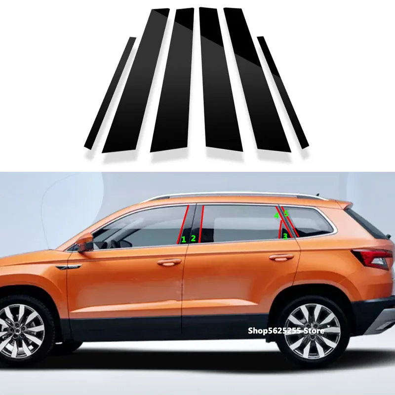 for Skoda Karoq 2021 2020 Accessories 2019 2018 2017 Car Door Window Middle Column Trim Protection Sticker Bright Black Cover
for Skoda Karoq 2021 2020 Accessories 2019 2018 2017 Car Door Window Middle Column Trim Protection Sticker Bright Black Cover