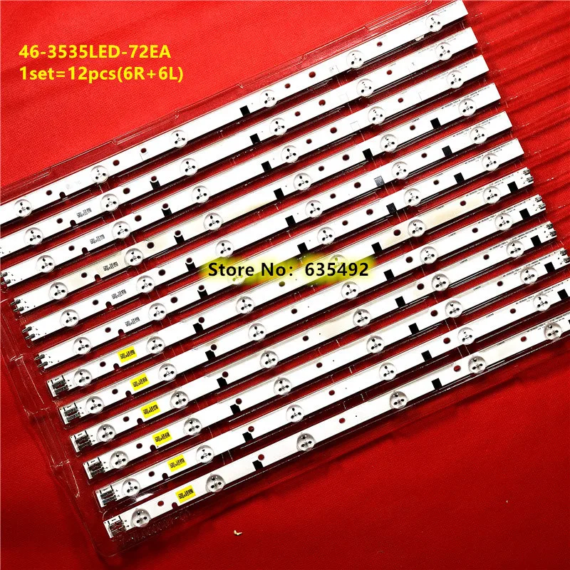 12PCS LED Backlight Strip For LH46MDCPLGC UA46EH5000 UA46EH5080 UA46EH6030 2012SVS46 3228 FHD BN96-24147A BN96-24148A
12PCS LED Backlight Strip For LH46MDCPLGC UA46EH5000 UA46EH5080 UA46EH6030 2012SVS46 3228 FHD BN96-24147A BN96-24148A