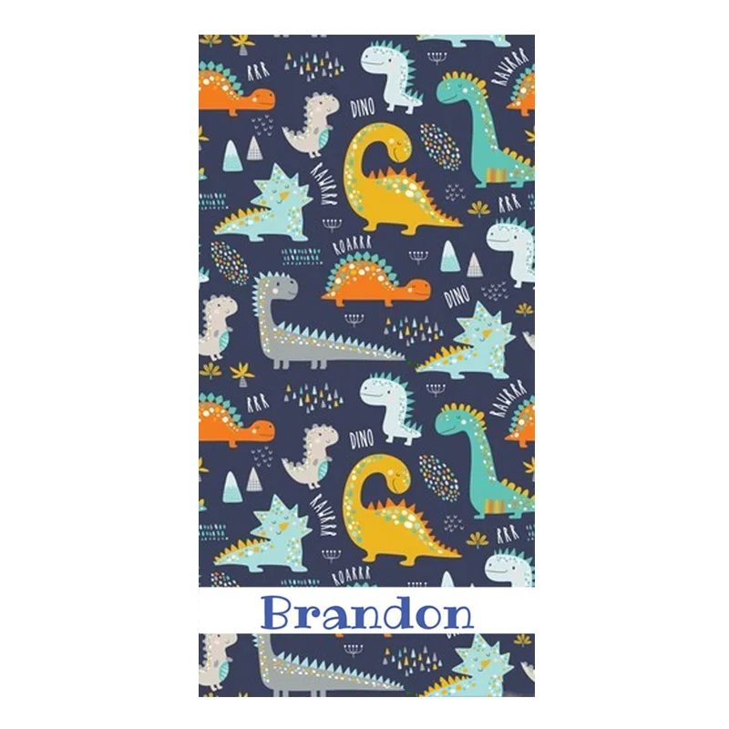 Kids Personalized Dinosaur T-Rex Beach Bath Towel Microfiber Custom Cartoon Dino Shower Travel Camping Towel Quick Dry Absorbent
Kids Personalized Dinosaur T-Rex Beach Bath Towel Microfiber Custom Cartoon Dino Shower Travel Camping Towel Quick Dry Absorbent