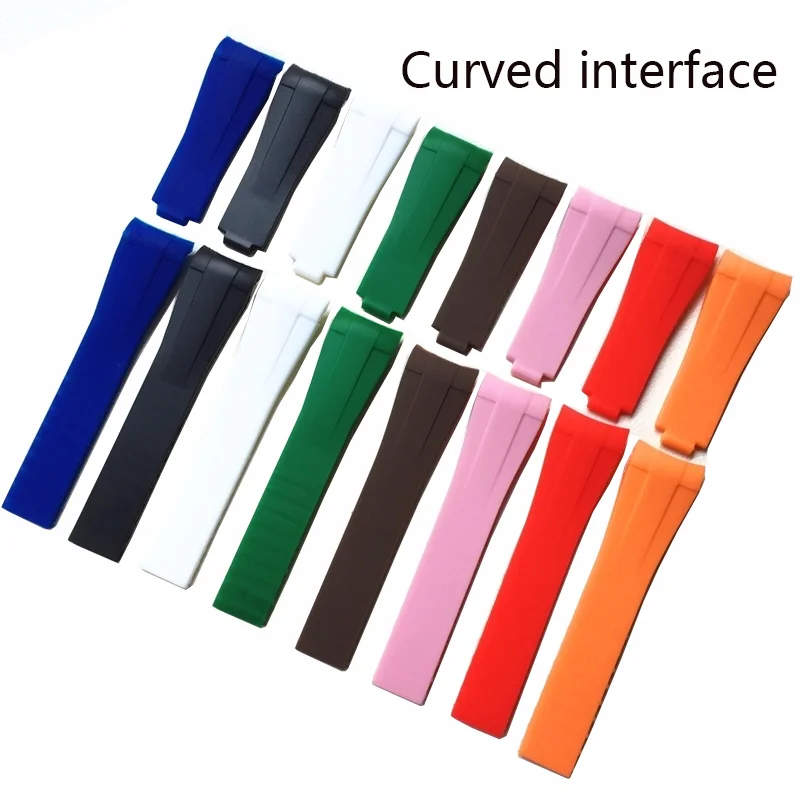 Men's Rubber Strap 20mm Fit For Rolex Watch Band Black Green Blue Water Ghost Daytona GMT Waterproof Silicone Wristband
Men's Rubber Strap 20mm Fit For Rolex Watch Band Black Green Blue Water Ghost Daytona GMT Waterproof Silicone Wristband